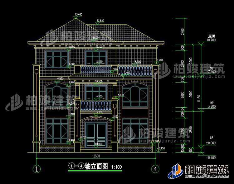 正立面图